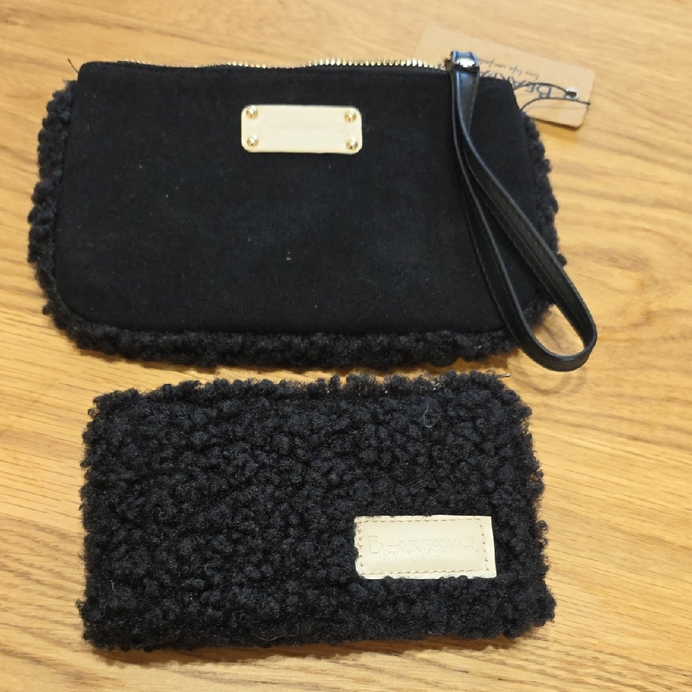 Bear Paw Wristlet And Wallet NWT